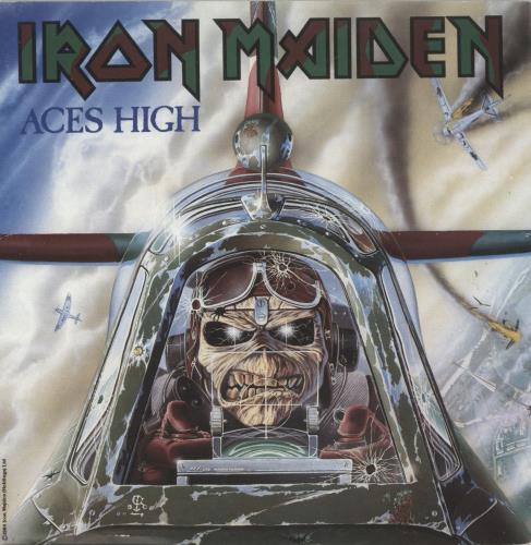 Iron Maiden Aces High - Solid - Mislabeled 7" vinyl single (7 inch record / 45) UK IRO07AC880793