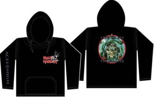 Iron Maiden Aces High Hoodie - Medium clothing UK IROMCAC351007