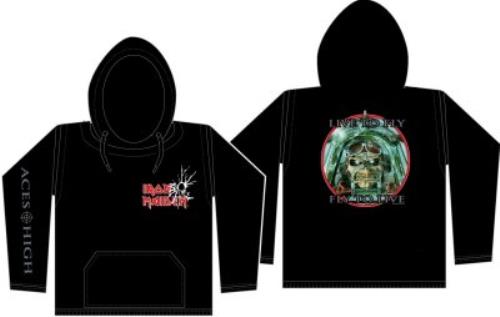 Iron Maiden Aces High Hoodie - XL clothing UK IROMCAC351005
