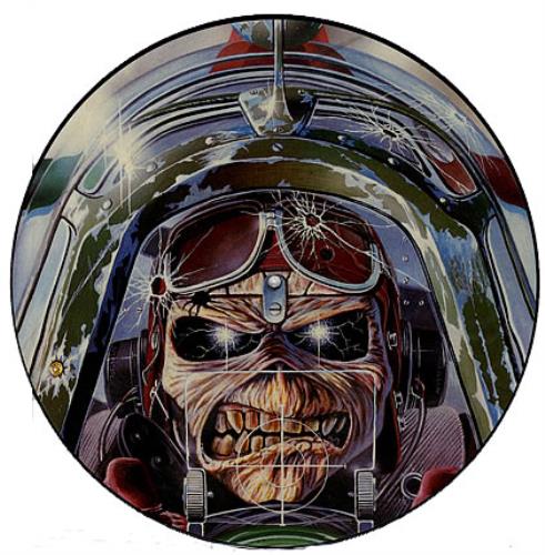 Iron Maiden Aces High 12" vinyl picture disc (12 inch picture record) UK IRO2PAC21375