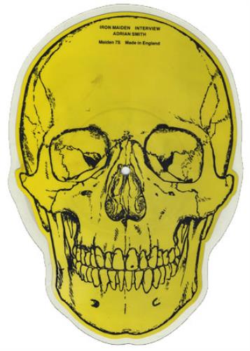 Iron Maiden Adrian Smith Interview shaped picture disc (picture disc vinyl record) UK IROSHAD373457