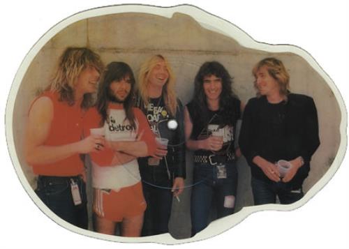 Iron Maiden Adrian Smith Interview shaped picture disc (picture disc vinyl record) UK IROSHAD373457