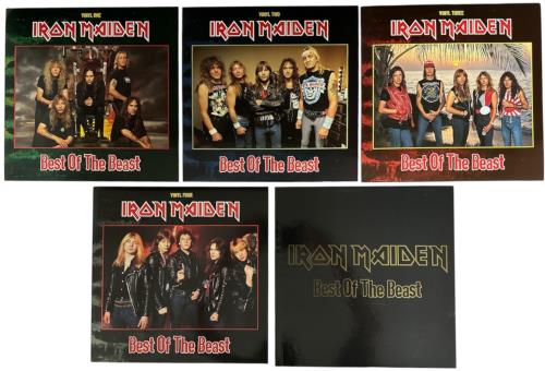 Iron Maiden Best Of The Beast + Hype Sticker - EX Vinyl Box Set UK IROVXBE869779