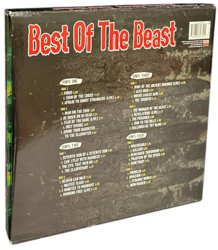 Iron Maiden Best Of The Beast + Hype Sticker - EX Vinyl Box Set UK IROVXBE869779