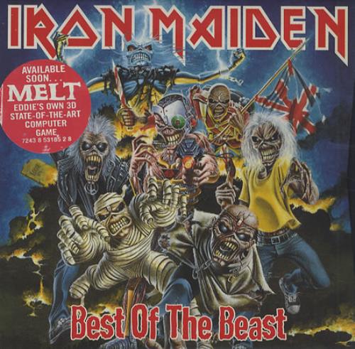Iron Maiden Best Of The Beast 2 CD album set (Double CD) UK IRO2CBE423843