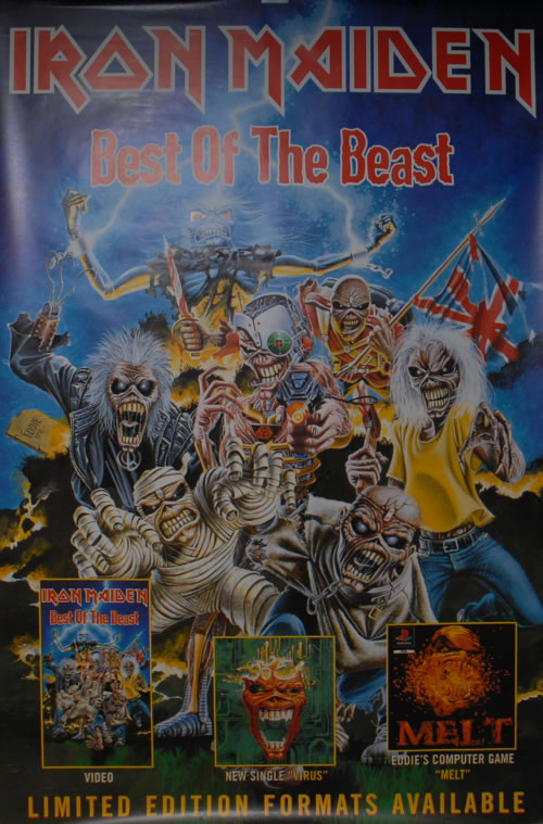 Iron Maiden Best Of The Beast poster UK IROPOBE74978