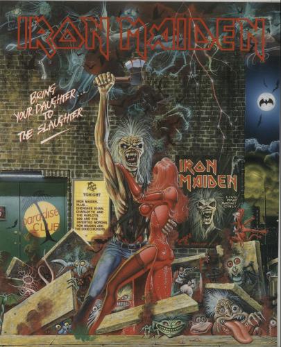Iron Maiden Bring Your Daughter... To The Slaughter memorabilia UK IROMMBR650399