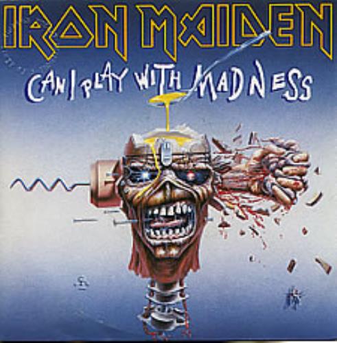Iron Maiden Can I Play With Madness 7" vinyl single (7 inch record / 45) French IRO07CA175273