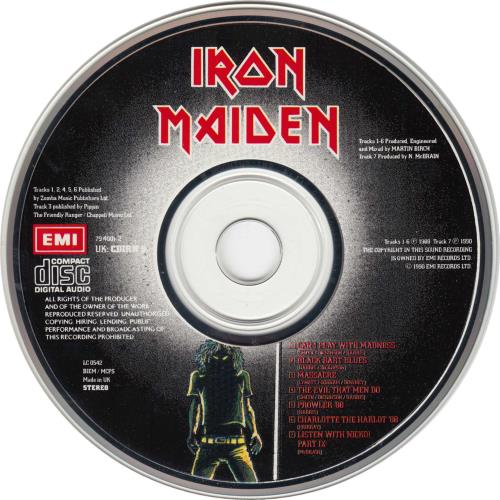 Iron Maiden Can I Play With Madness CD single (CD5 / 5") UK IROC5CA203307