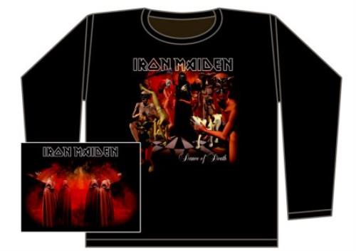 Iron Maiden Dance Of Death Long Sleeve T-Shirt - Medium t-shirt UK IROTSDA393634