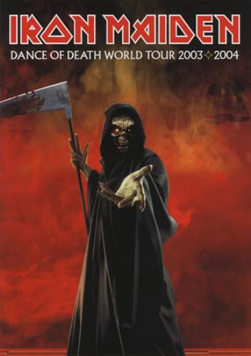 Iron Maiden Dance Of Death World Tour 2003-2004 + Ticket tour programme UK IROTRDA383709