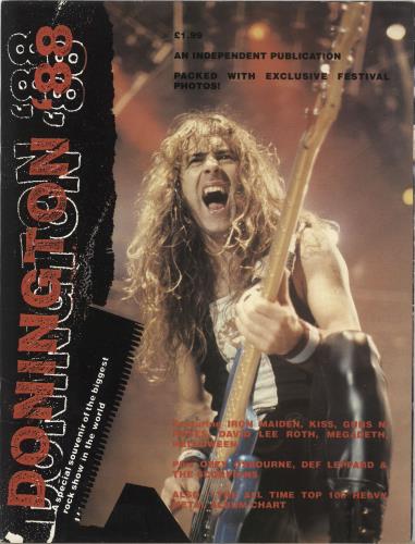 Iron Maiden Donington '88 magazine UK IROMADO702265