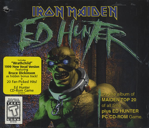 Iron Maiden Ed Hunter 3-CD album set (Triple CD) US IRO3CED150635