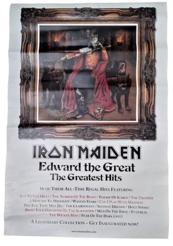 Iron Maiden Edward The Great + Poster picture disc LP (vinyl picture disc album) UK IROPDED723151