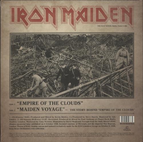 Iron Maiden Empire Of The Clouds - RSD 16 - Sealed 12" vinyl picture disc (12 inch picture record) UK IRO2PEM650840