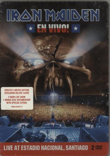 Iron Maiden En Vivo! - Steelbook - Sealed DVD UK IRODDEN554094