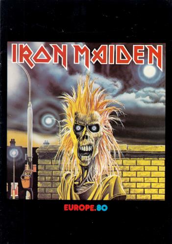 Iron Maiden Europe 80 tour programme UK IROTREU138989