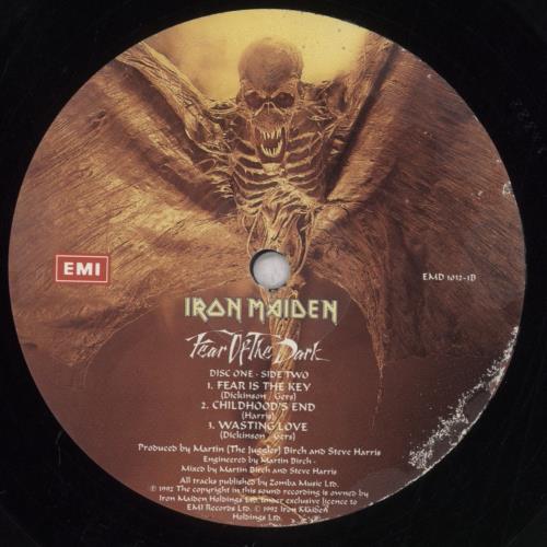 Iron Maiden Fear Of The Dark - EX 2-LP vinyl record set (Double LP Album) UK IRO2LFE713723