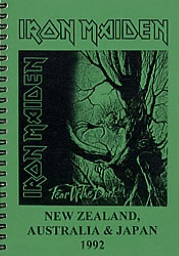 Iron Maiden Fear Of The Dark Itinerary New Zealand IROITFE173091