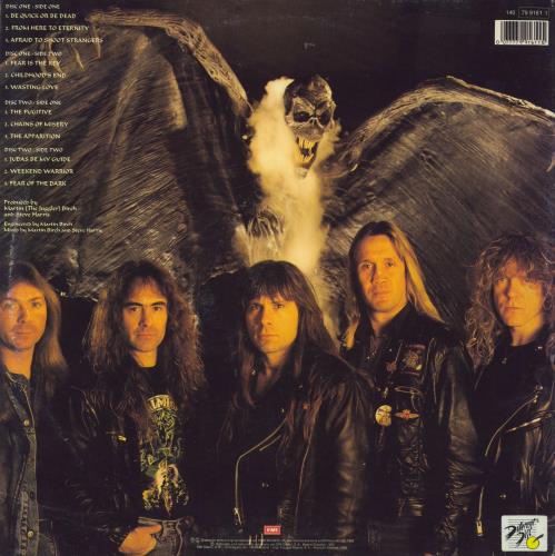 Iron Maiden Fear Of The Dark 2-LP vinyl record set (Double LP Album) Spanish IRO2LFE807231