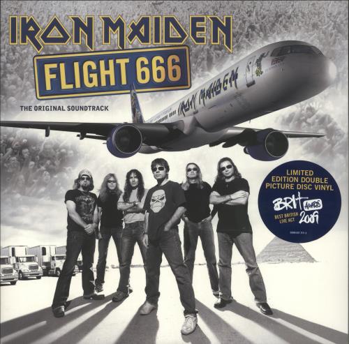 Iron Maiden Flight 666 - Sealed - EMI Records picture disc LP (vinyl picture disc album) UK IROPDFL724338