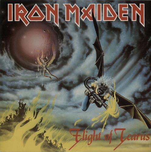 Iron Maiden Flight Of Icarus - Injection label 7" vinyl single (7 inch record / 45) UK IRO07FL654782