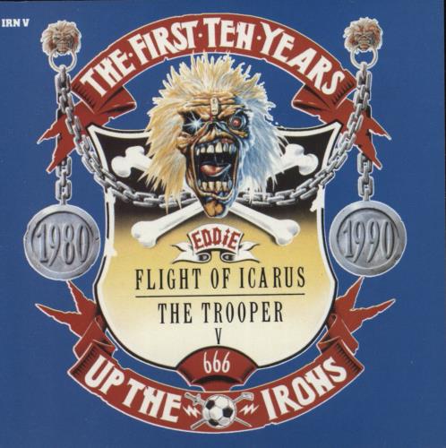 Iron Maiden Flight Of Icarus - Stickered + Voucher CD single (CD5 / 5") UK IROC5FL869640