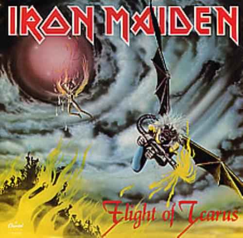Iron Maiden Flight Of Icarus 7" vinyl single (7 inch record / 45) US IRO07FL48292