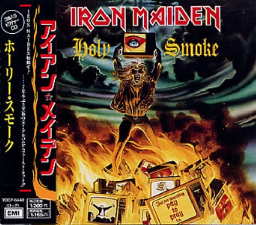 Iron Maiden Holy Smoke CD single (CD5 / 5") Japanese IROC5HO108260