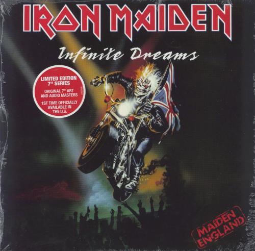Iron Maiden Infinite Dreams (Live) - Sealed & Hype Stickered 7" vinyl single (7 inch record / 45) US IRO07IN804165