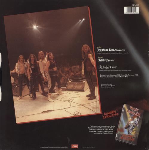 Iron Maiden Infinite Dreams 12" vinyl single (12 inch record / Maxi-single) UK IRO12IN114480