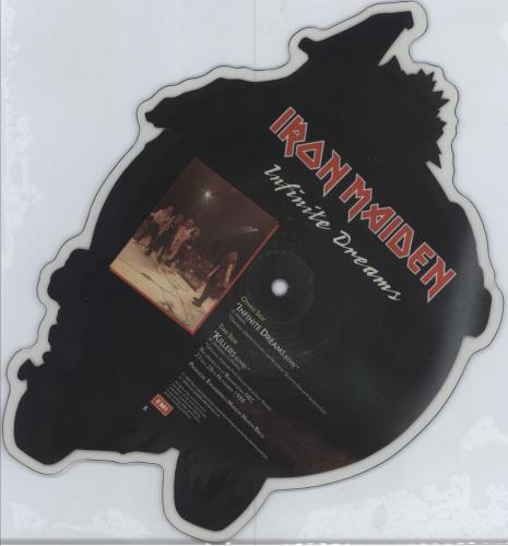 Iron Maiden Infinite Dreams shaped picture disc (picture disc vinyl record) UK IROSHIN780257