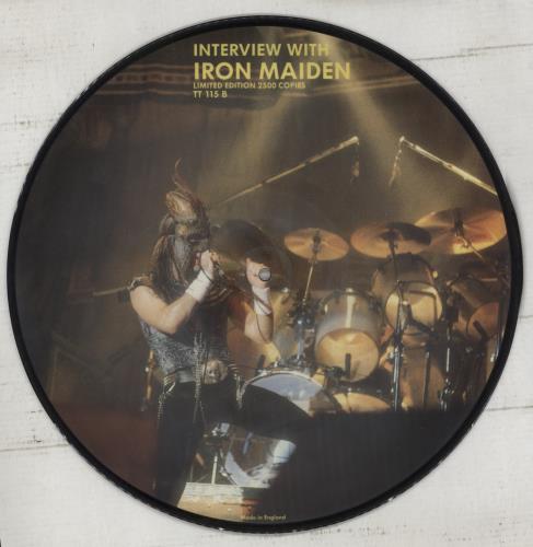 Iron Maiden Interview Picture Disc picture disc LP (vinyl picture disc album) UK IROPDIN26426