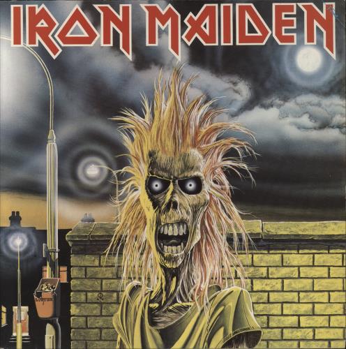 Iron Maiden Iron Maiden + Fame Inner vinyl LP album (LP record) UK IROLPIR862840