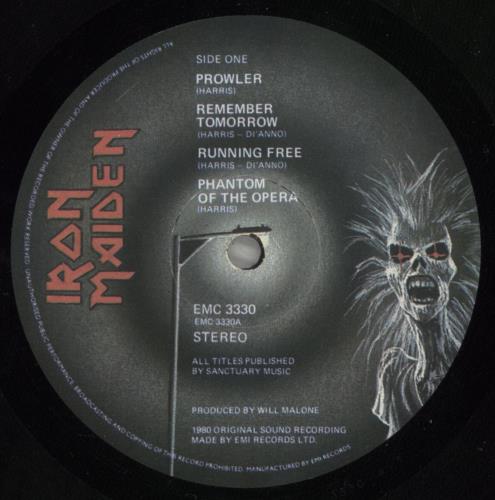 Iron Maiden Iron Maiden - 1st - VG+ vinyl LP album (LP record) UK IROLPIR751985