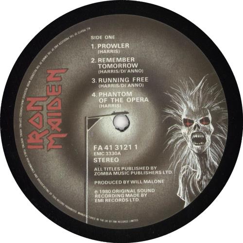 Iron Maiden Iron Maiden - EX vinyl LP album (LP record) UK IROLPIR185385