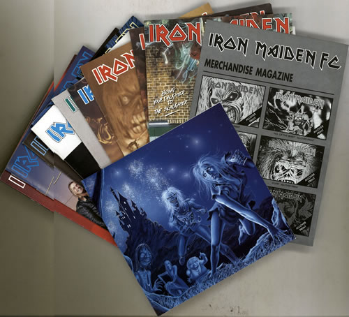 Iron Maiden Iron Maiden FC Magazines - 9 Issues, Biography & 1 Card fanzine UK IROFAIR582634