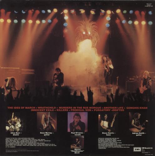 Iron Maiden Killers - 1st vinyl LP album (LP record) UK IROLPKI50638