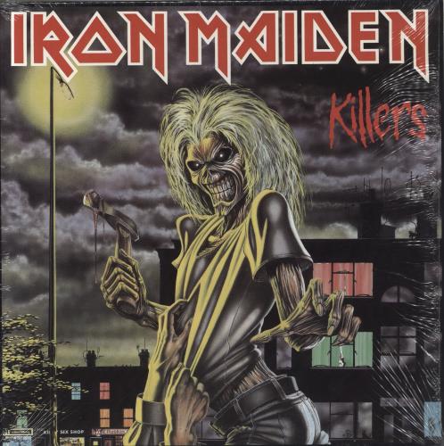 Iron Maiden Killers - Shrink vinyl LP album (LP record) Canadian IROLPKI851072