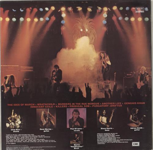 Iron Maiden Killers vinyl LP album (LP record) Brazilian IROLPKI235111