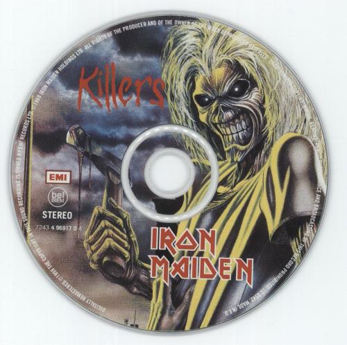 Iron Maiden Killers CD album (CDLP) UK IROCDKI595801