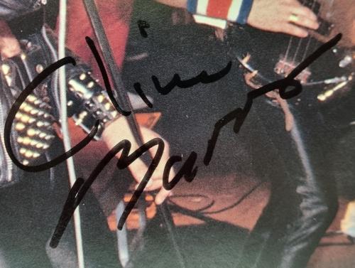 Iron Maiden Live - Autographed 12" vinyl single (12 inch record / Maxi-single) Japanese IRO12LI674404