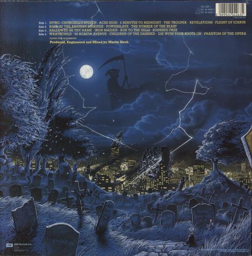 Iron Maiden Live After Death + Booklet 2-LP vinyl record set (Double LP Album) UK IRO2LLI244533
