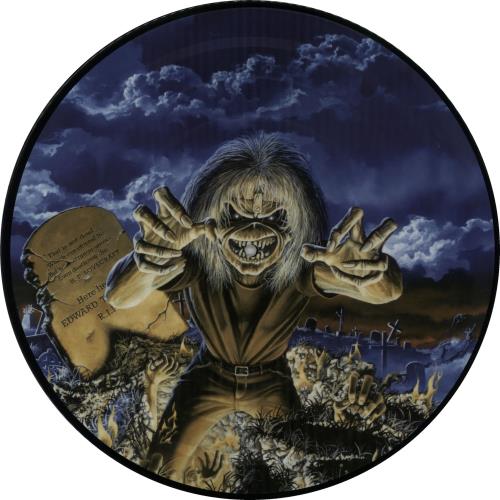 Iron Maiden Live After Death + Obi picture disc LP (vinyl picture disc album) UK IROPDLI647866