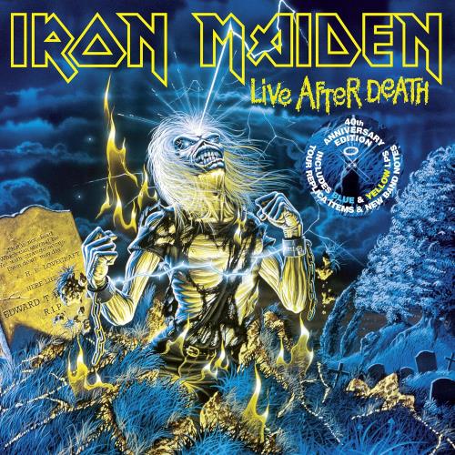 Iron Maiden Live After Death - 40th Anniversary Edition Blue & Yellow Vinyl - Sealed 2-LP vinyl record set (Double LP Album) UK IRO2LLI879804