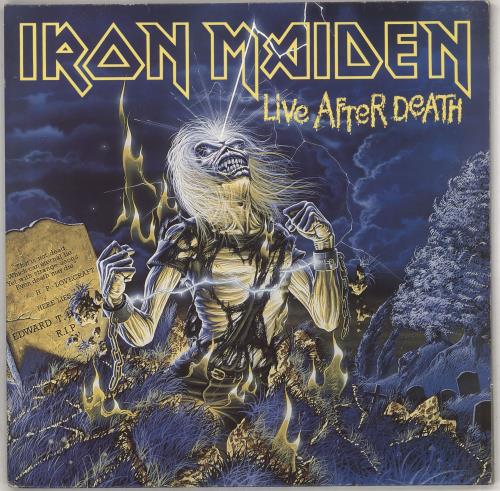 Iron Maiden Live After Death - EX 2-LP vinyl record set (Double LP Album) UK IRO2LLI739481
