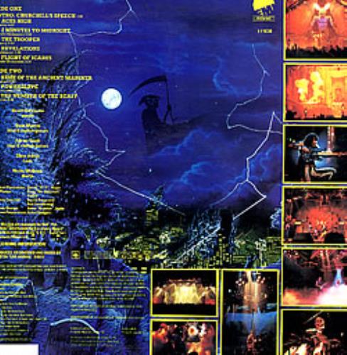 Iron Maiden Live After Death - Volume One - Blue Vinyl vinyl LP album (LP record) Colombian IROLPLI280272