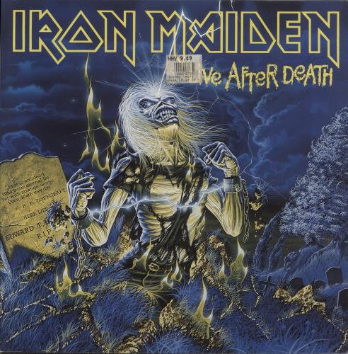 Iron Maiden Live After Death 2-LP vinyl record set (Double LP Album) UK IRO2LLI160033