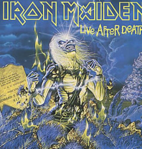 Iron Maiden Live After Death 2-LP vinyl record set (Double LP Album) Brazilian IRO2LLI235116