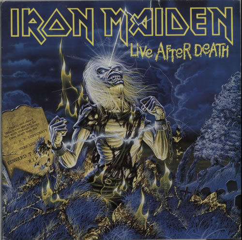 Iron Maiden Live After Death 2-LP vinyl record set (Double LP Album) Irish IRO2LLI601659